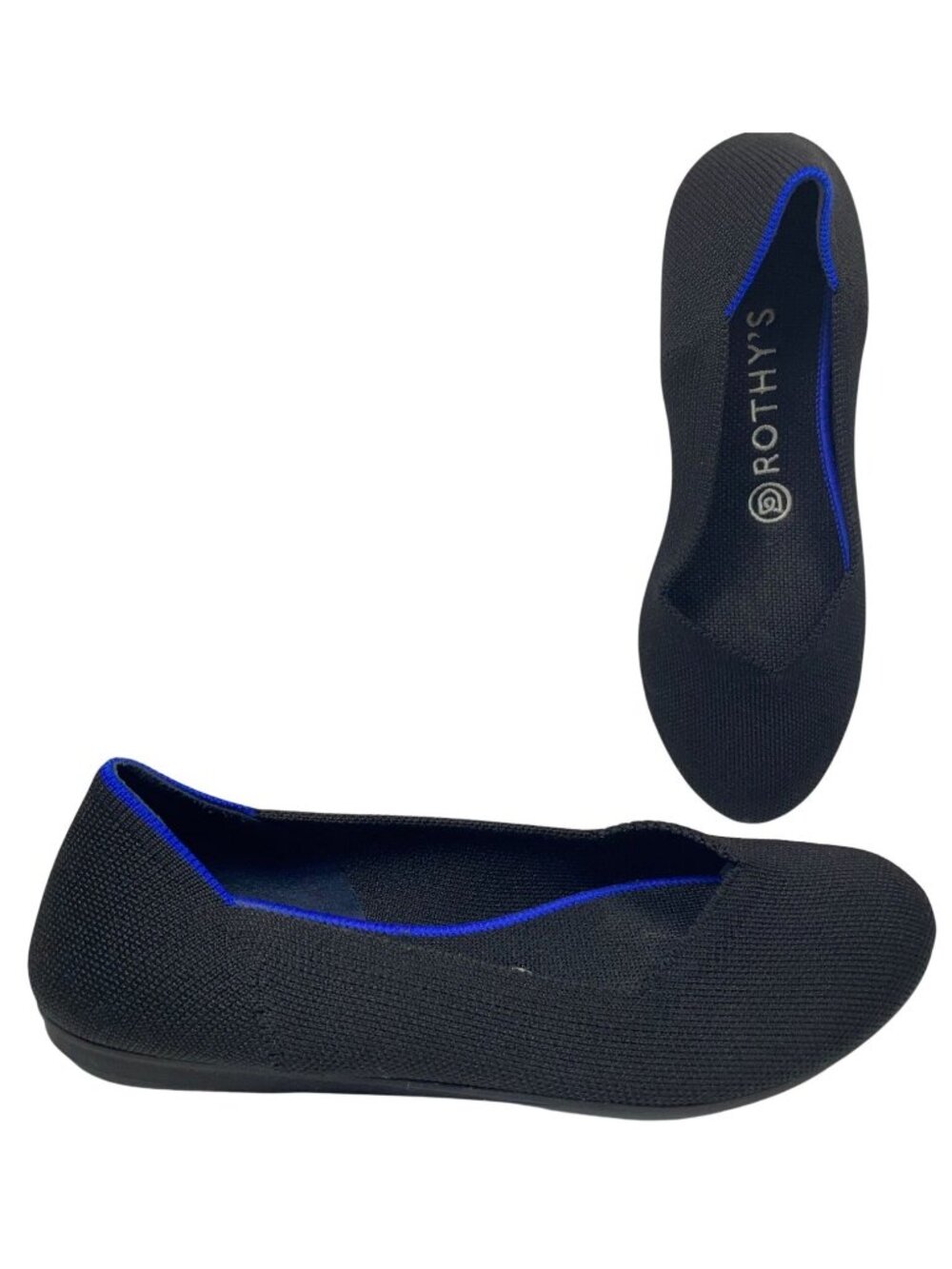 Rothy's Women's Black Knit Ballet Flat